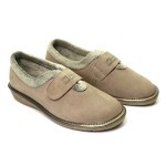 Gesloten pantoffel Beige Daim 6348 Nordikas